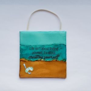 Life isn't about finding yourself, its about...